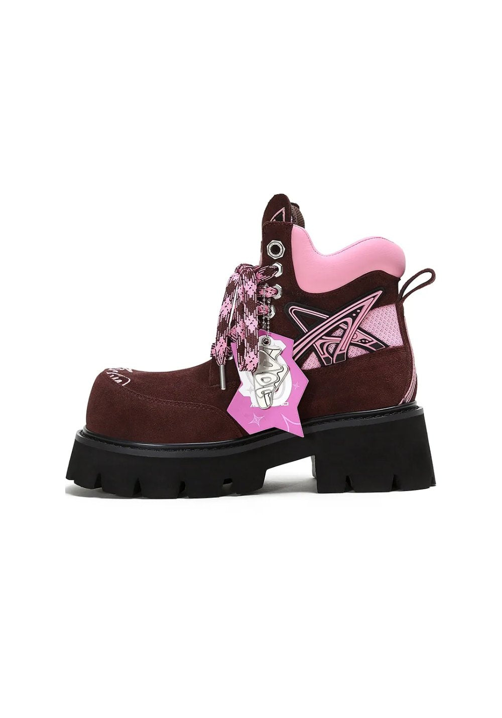 ADC丨Stardust Cat-Ear Black Boots-Purple - PSYLOS 1, ADC丨Stardust Cat-Ear Black Boots-Purple, Boots, ADC, PSYLOS 1